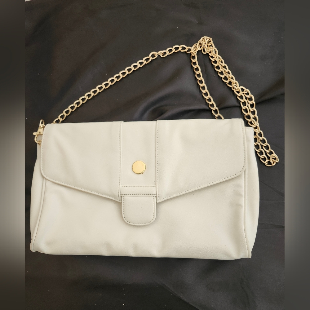 White Shoulder/Clutch Bag